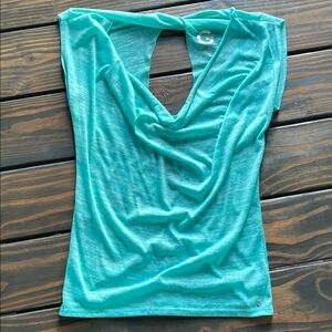 G by Guess Turquoise Sleeveless Top